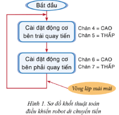 Lập trình điều khiển robot di chuyển (ảnh 2)