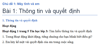 Em hãy mở một văn bản đã có của mình và thực hiện (ảnh 1)