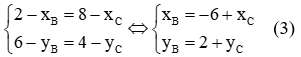 Trong mặt phẳng tọa độ Oxy, cho tam giác ABC có trung điểm các cạnh BC, CA, AB